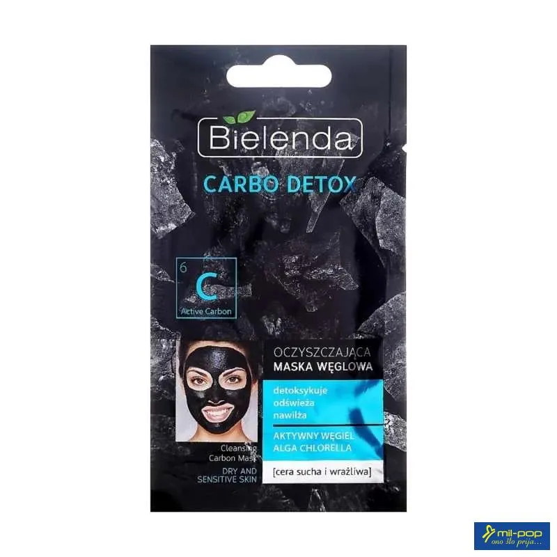 BIEL. CARBO DETOX MASKA ZA LICE SUVA/OSJ. KOZA 8G