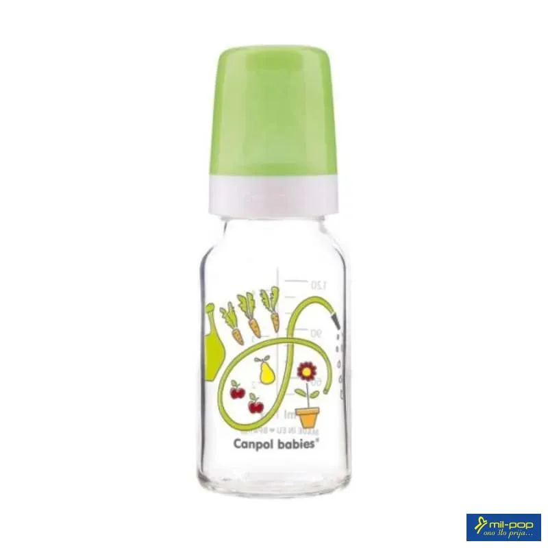 CANPOL BABIES FLAŠICA STAKLENA 120ML 3+ 