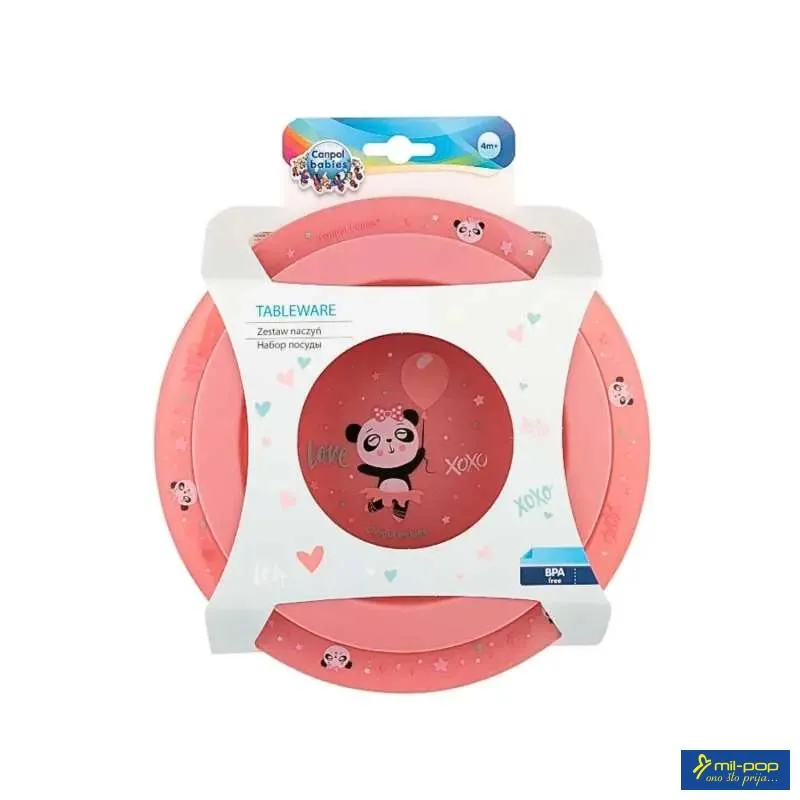 SET TANJIRA ZA BEBE 2/1 - EXOTIC ANIMALS 