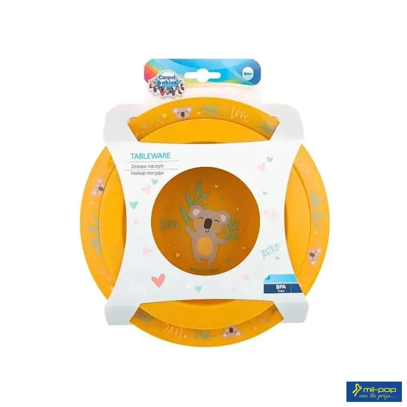 SET TANJIRA ZA BEBE 2/1 - EXOTIC ANIMALS 