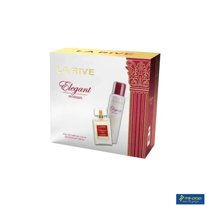LA RIVE SET ELEGANT WOMAN - BACCARAT ROUGE 100ML + DEO 100 ML Z. 