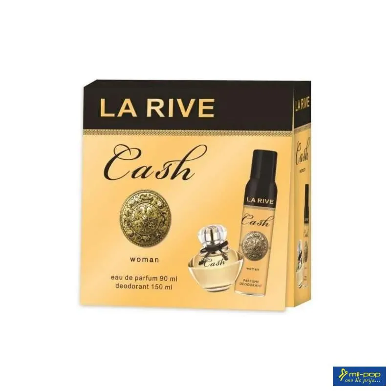 LA RIŽE SET CASH WOMEN EDP 90ML/DEO 