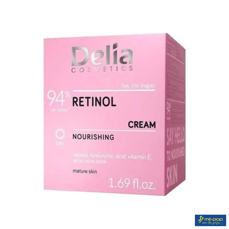 DELIA KREMA ZA LICE DNEVNA RETINOL 50ML 