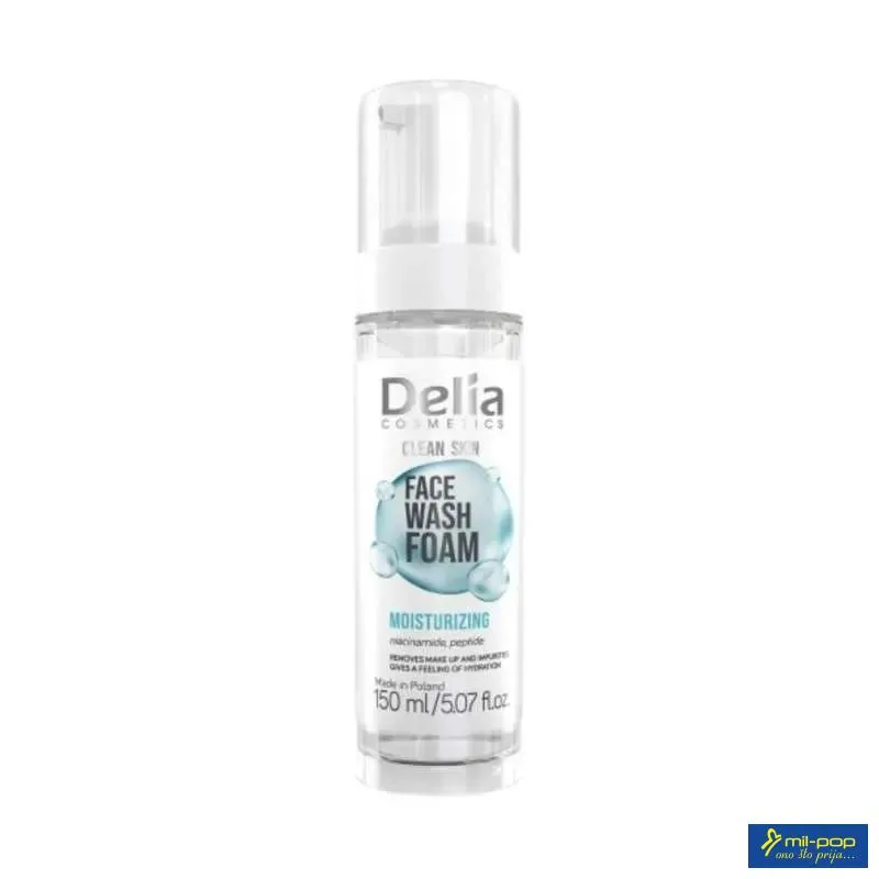 DELIA PJENA ZA CISCENJE LICA MOISTURIZING NORMALIZING CLEAN SKIN 200ML