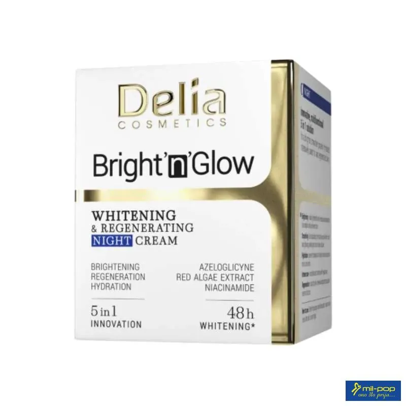 DELIA KREMA ZA LICE NOĆNA WHITENING 50ML 