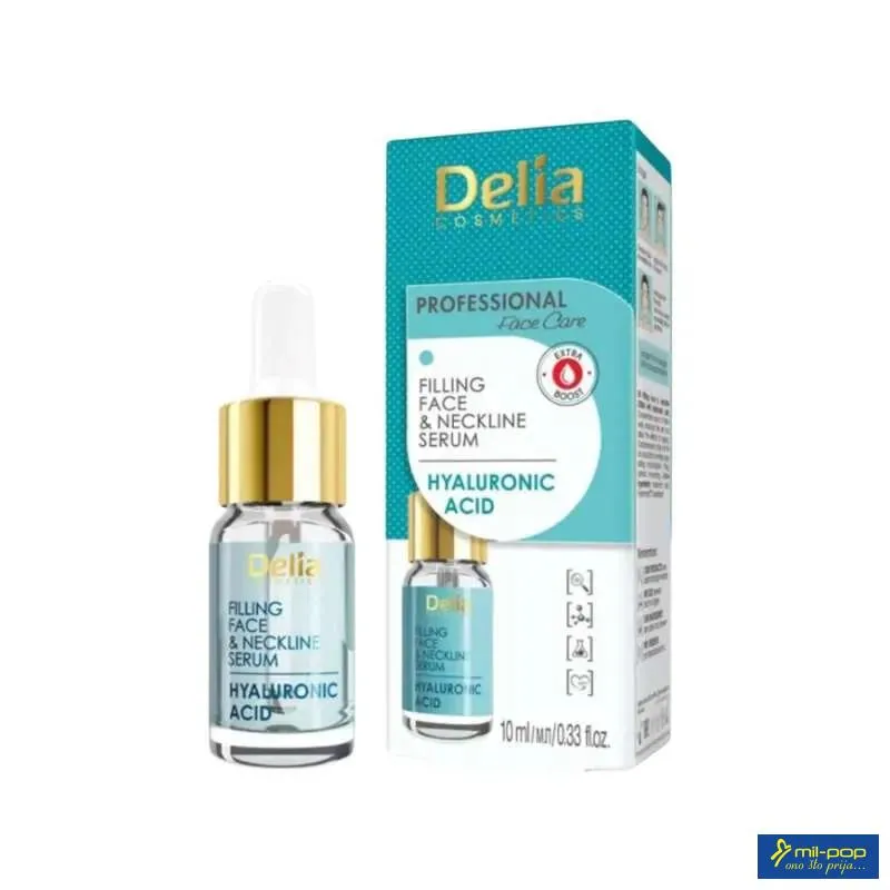 DELIA SERUM ZA LICE I VRAT HYALURON SERUM 10ML