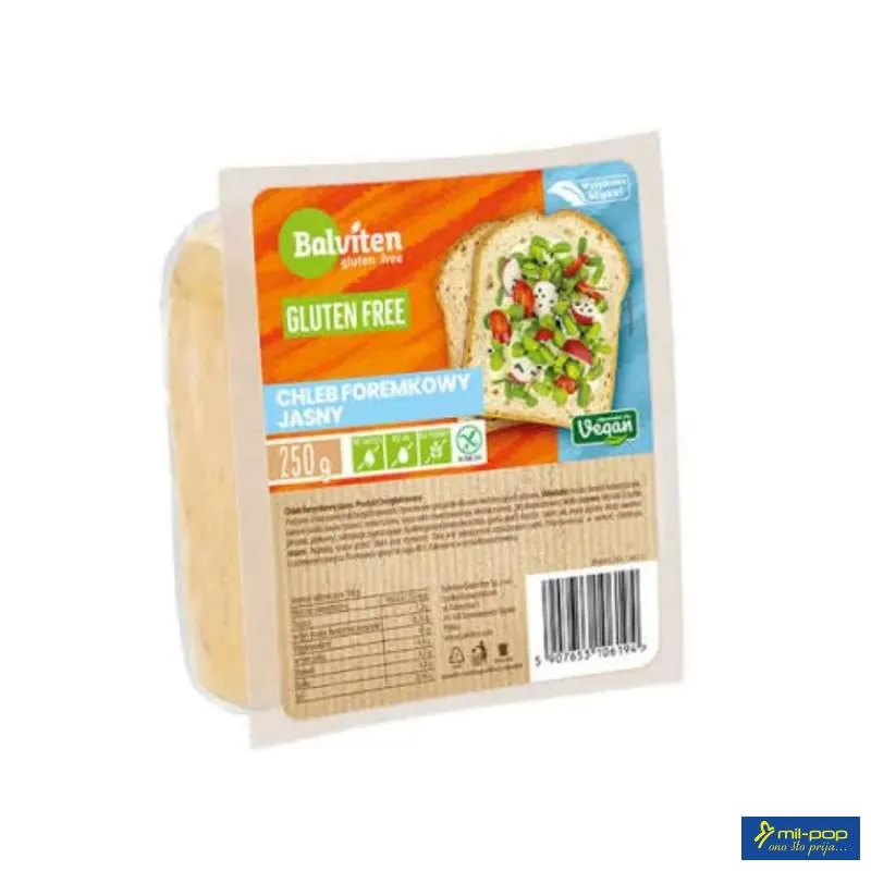 GLUTEN FREE ROYAL BIJELI HLEB 250G 