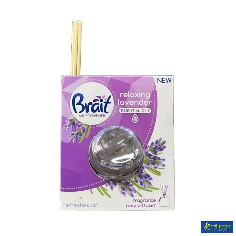 BRAIT REED DIFFUSER RELAXING LAVENDER 40ML- DEKORATIVNI OSVJEZIVA? 