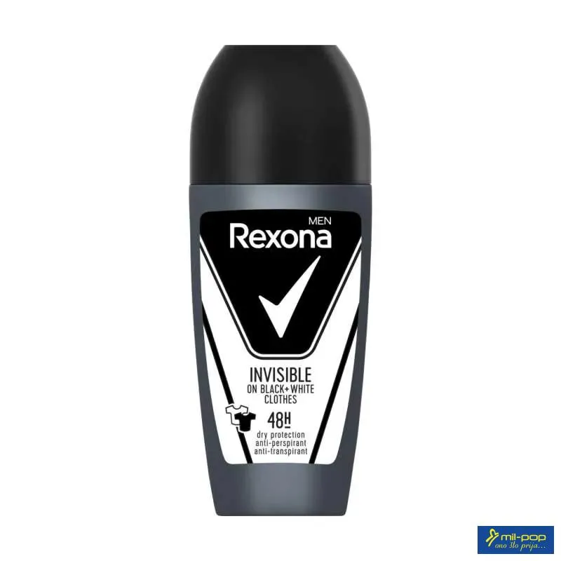 REXONA ROLL-ON INVISIBLE B&W 50ML M