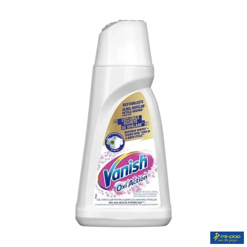 VANISH TEČNI DETERDŽENT ZA FLEKE 1 L OXI ACTION CRYSTAL WHITE 