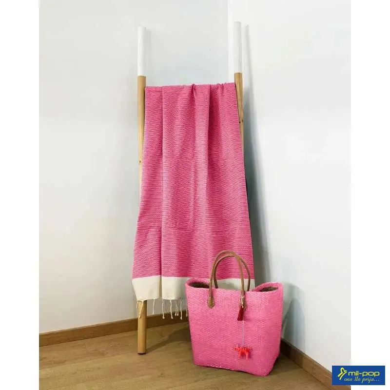 LA PLAGE PEŠKIR ZA PLAŽU ATHENA FUCHSIA 100X200 