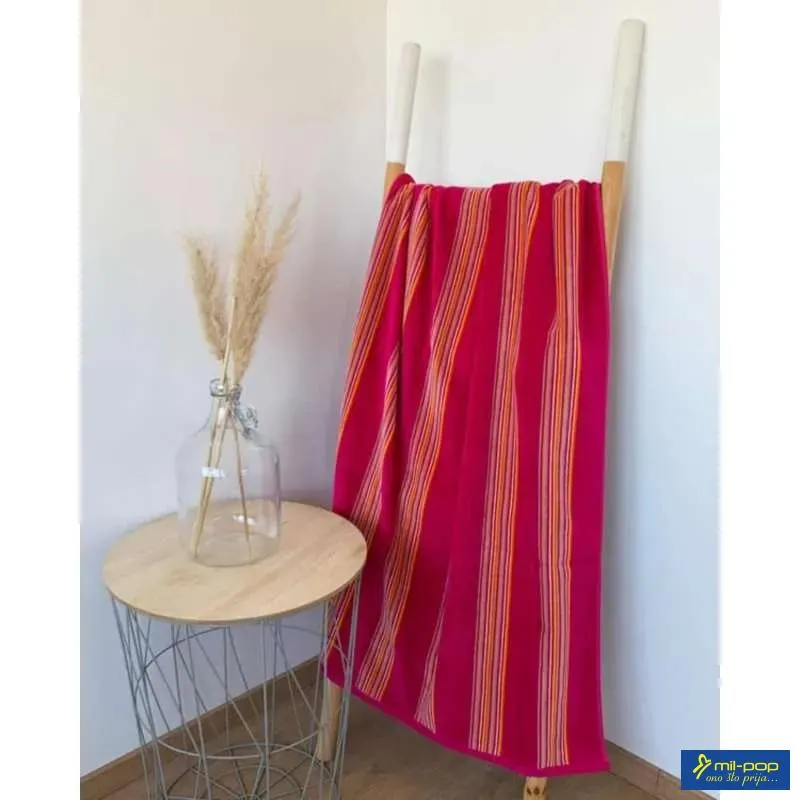 LA PLAGE PEŠKIR ZA PLAŽU MILONGA FUCHSIA 70X140