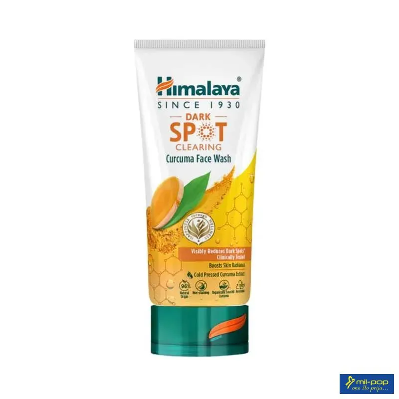 HIMALAYA KURKUMA GEL ZA UKLANJANJE TAMNIH MRLJA I ČIŠĆENJE LICA 150ML 
