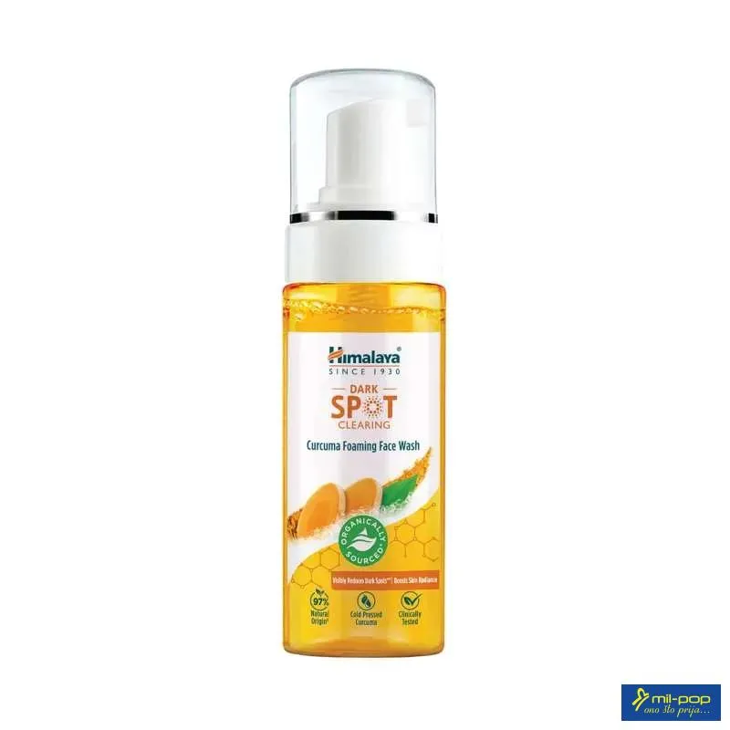 HIMALAYA KURKUMA PJENA ZA UMIVANJE I UKLANJANJE TAMNIH MRLJA 150ML 