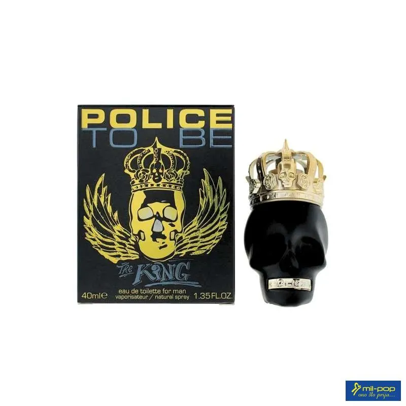 POLICE TO BE THE KING EAU DE TOILETTE MEN - 40ML 