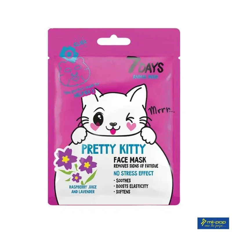 7DAYS ANIMAL MASK PRETTY KITTY