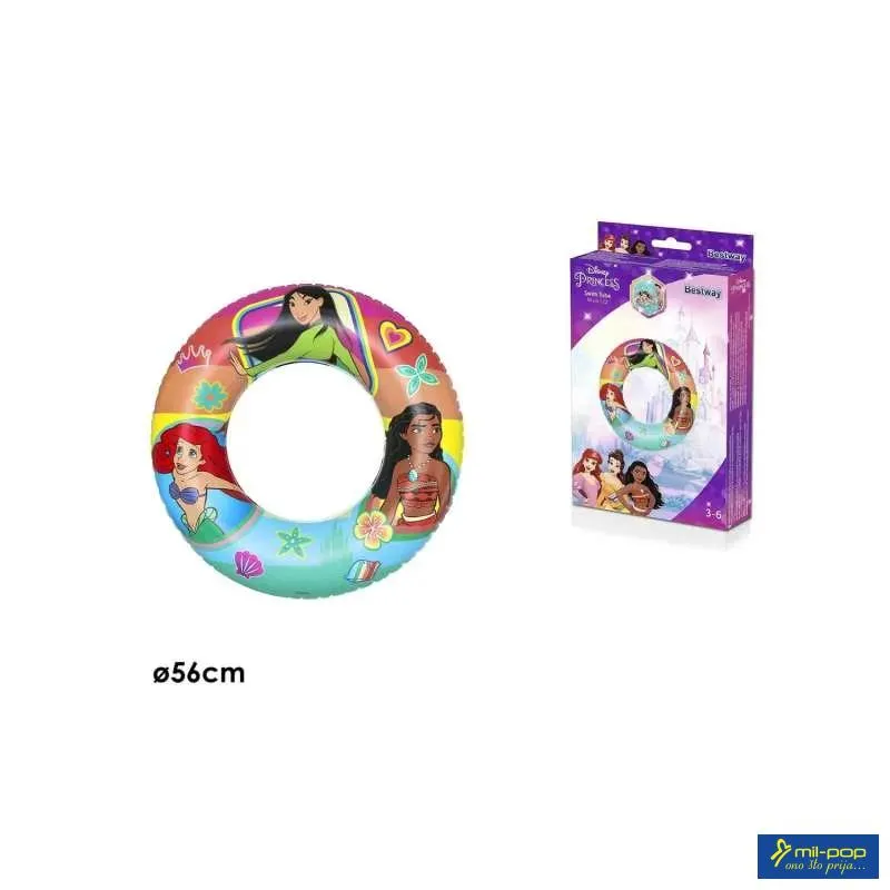 GENERAL TRADE ŠLAUH ZA PLIVANJE DISNEY PRINCESs 56 CM 