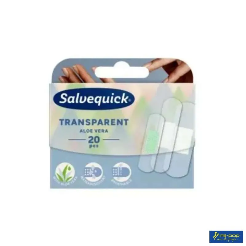 FLASTER SALVEQUICK TRANSPARENT ALOE VERA 