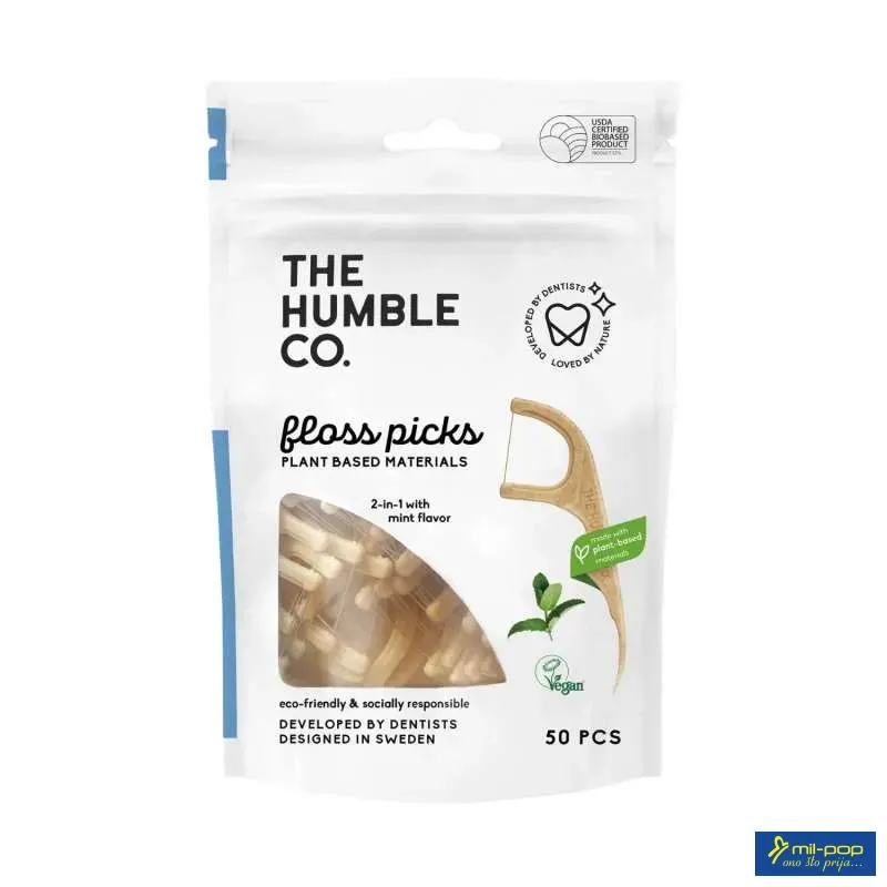 HUMBLE FLOSS KONAC ČAČKALICE 50KOM SINGLE- MINT FP8007 