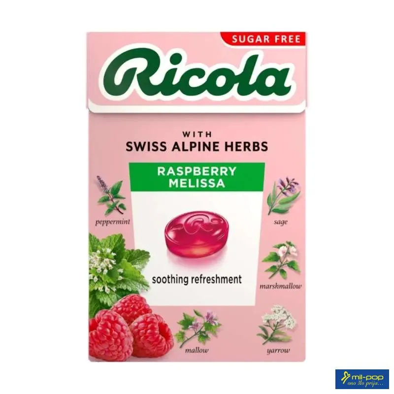 RICOLA MELISSA RAPSBERRY 40G PACK 