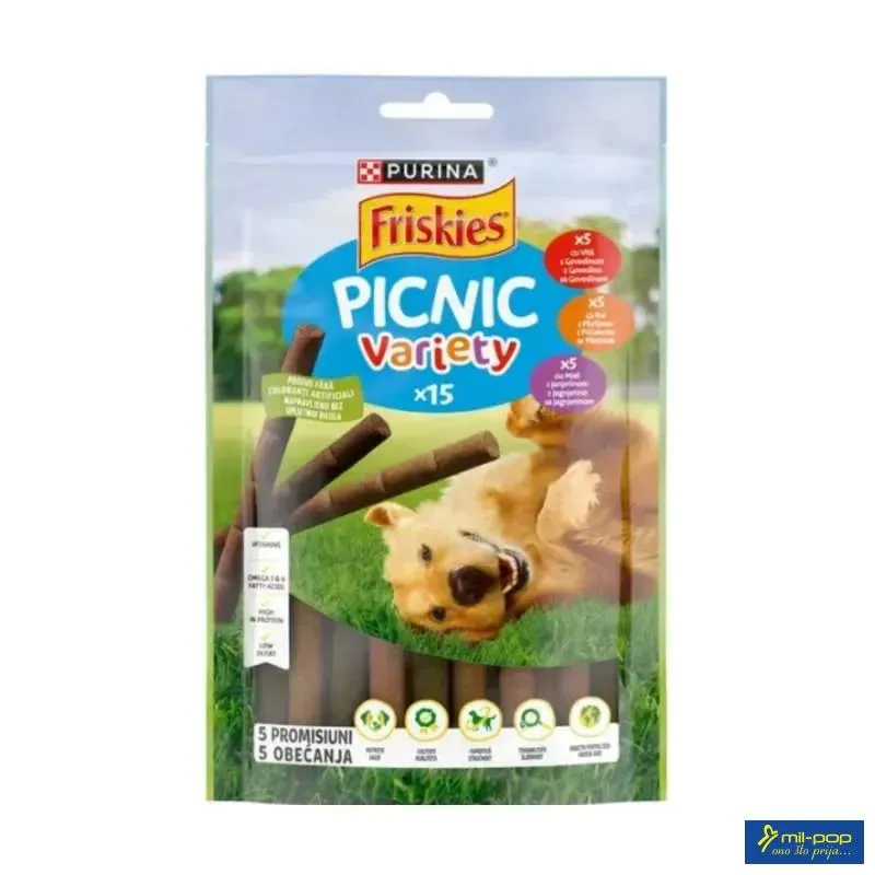 FRISKIES PICNIC VARIETY 126G(GOVEDINA+PILETINA+JAGNJETINA) 