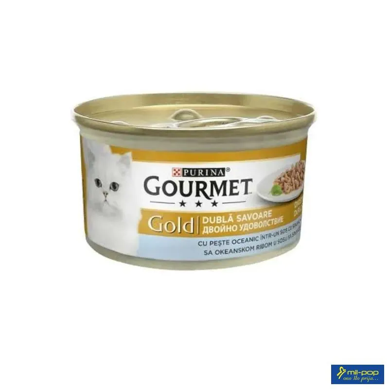 GOURMET GOLD OKEANSKA RIBA I SPANAC 85G 