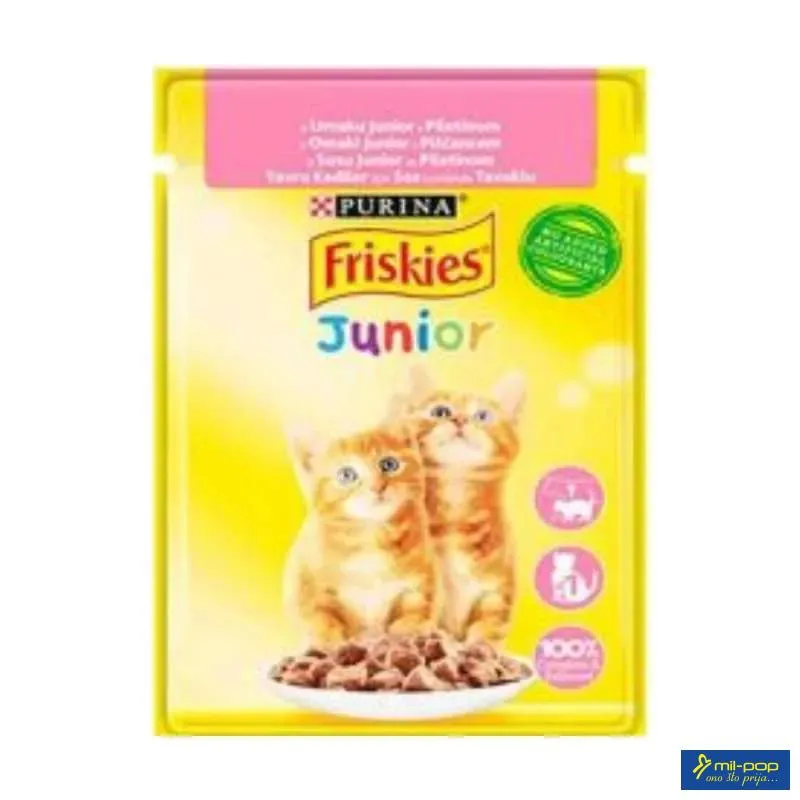 FRISKIES JUNIOR U UMAKU SA PILETINOM ( ZA MACICE ) 26X85G 