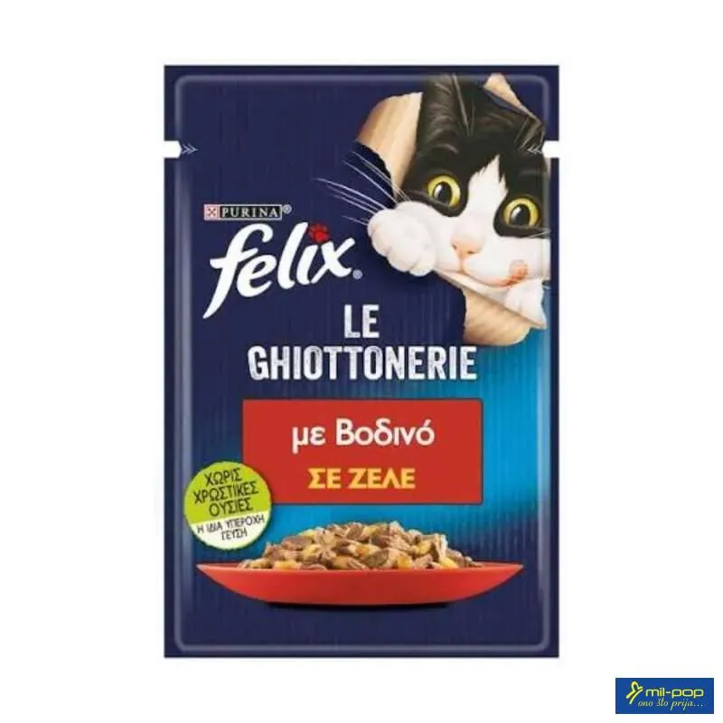 FELIX AGAIL GIJ BEEF POUCH 26X80G IT 