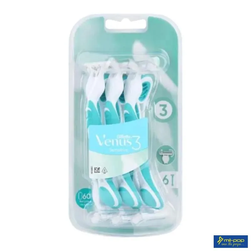 VENUS BRIJAC SENSITIVE 6 PCS (649) 