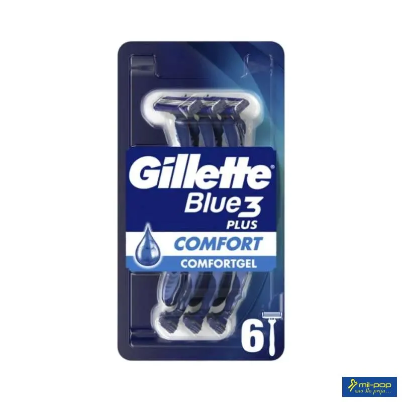 GILLETTE BLUE 3 REGULAR 6`S 
