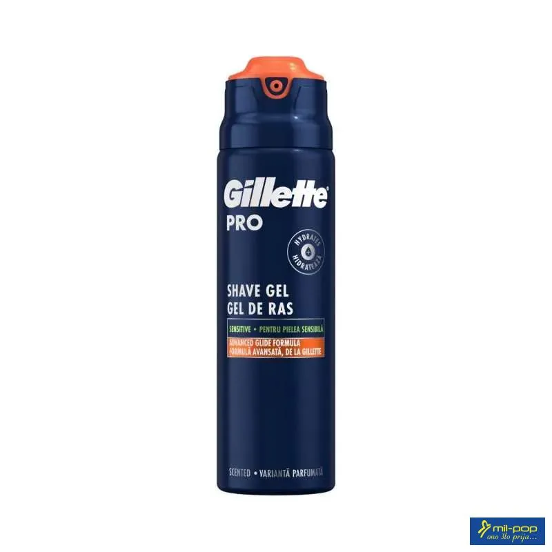 GILLETE GEL ZA BRIJANJE PRO SENSITIVE 200ML