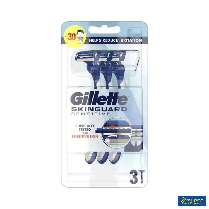 GILLETTE BRIJAC SKINGUARD DISPO 3 PCS 