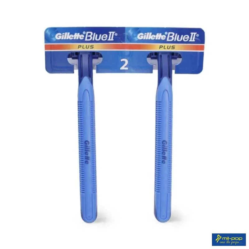 GILLETE BRIJAC BLUE II CHROMIUM DUO 