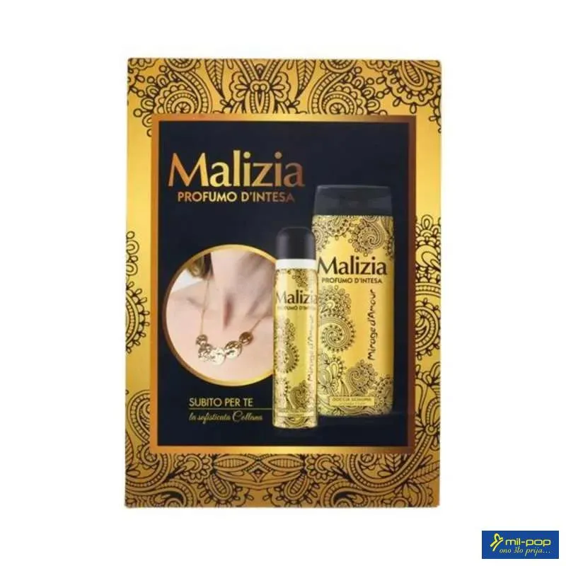 MALIZIA PP MIRAGE D'AMOUR DEO100ML/TUS 300ML/OGRLICA 