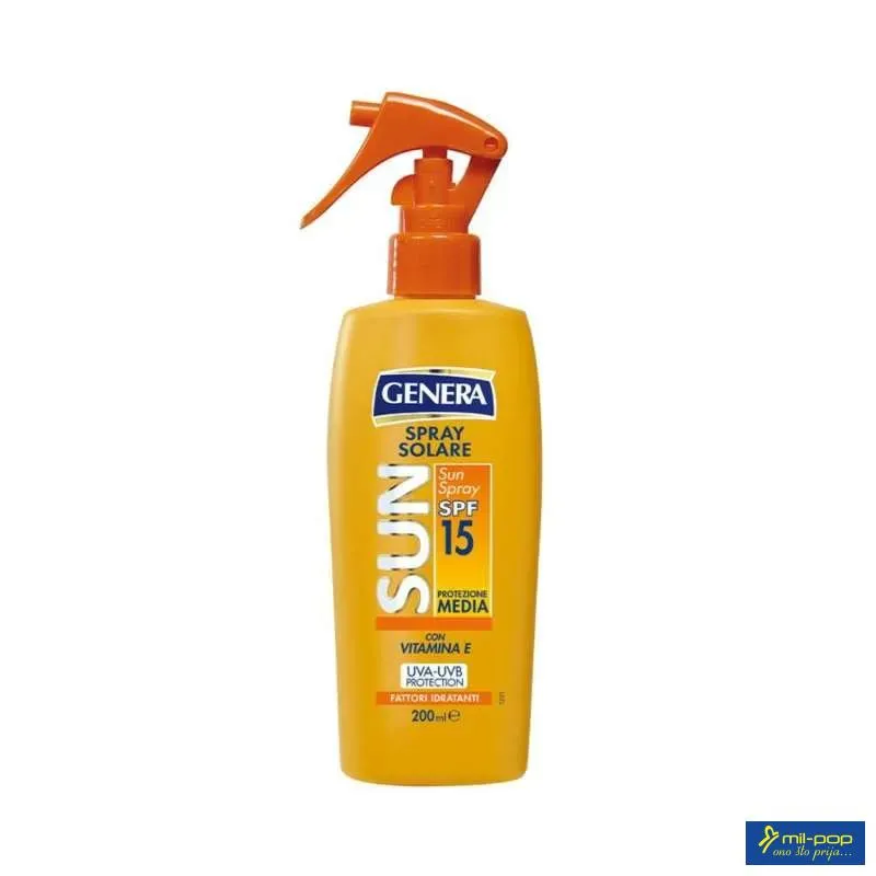 GENERA SUN MLIJEKO SPREJ SPF 25 200ML