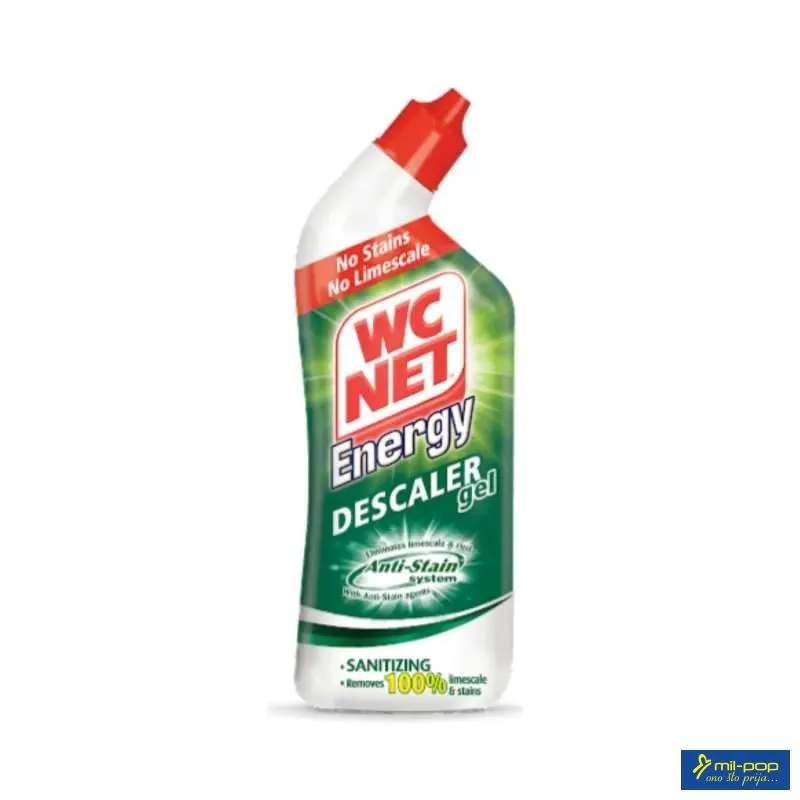 WC NET DESCALER GEL 750ML - SREDSTVO ZA ČIŠĆENJE WC ŠKOLJKE 