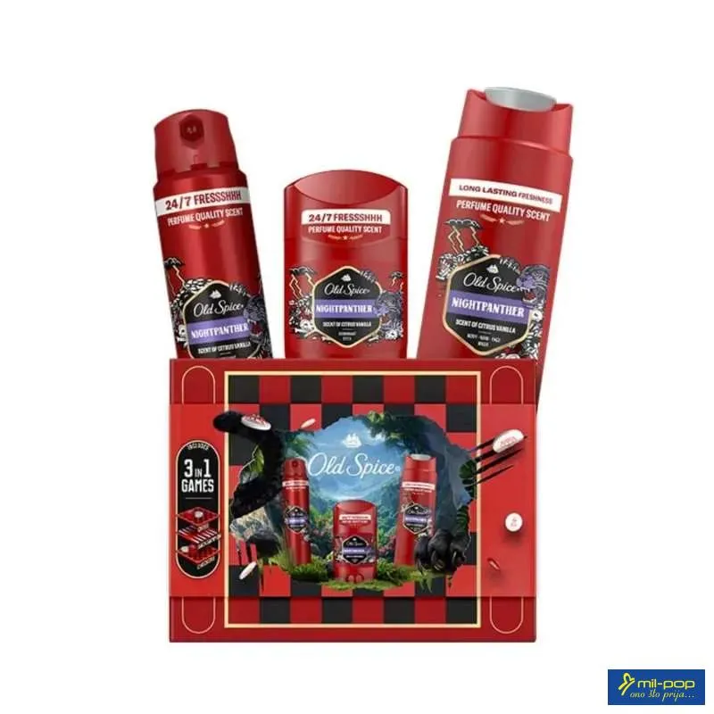 OLD SPICE SET GIFT NIGHTPANTER (ST+SP) 