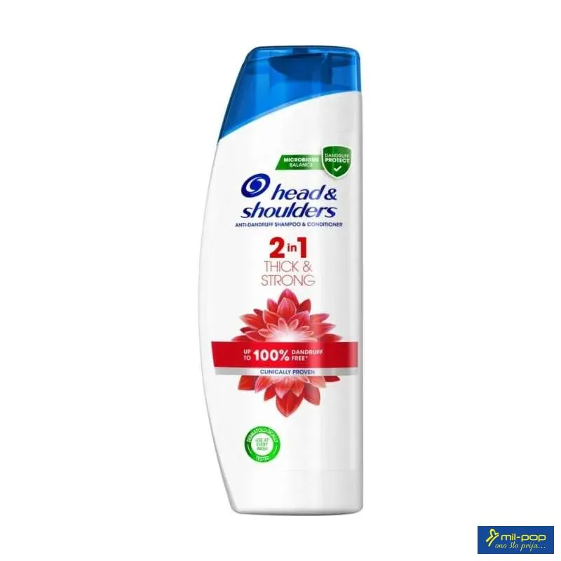 H&S SAMPON THICK&STRONG 330ML 