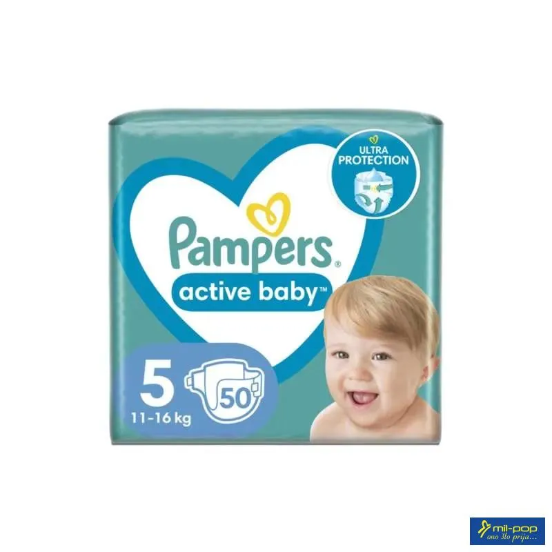 PAMPERS PELENE ACT BABY 5 JUNIOR VPP11-18KG 51KOM 