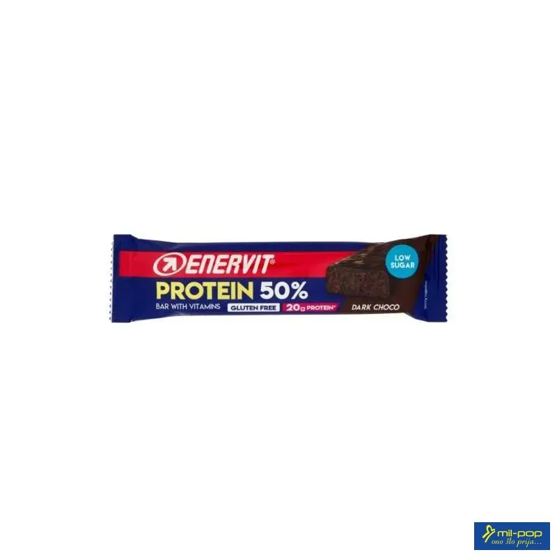 ENERVIT PROTEIN DARK CHOCO 50% 40GR 