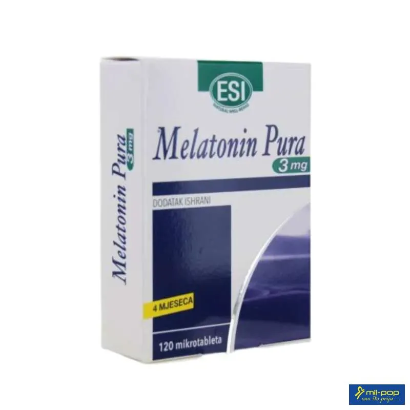 MELATONIN PURA 3 MG 120 TABLETA 