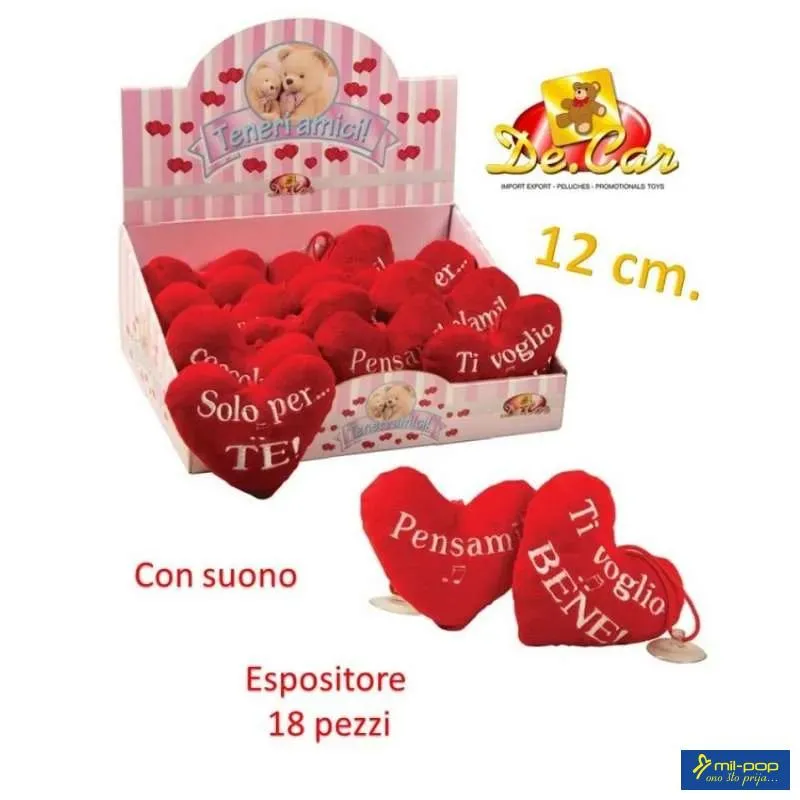 IGRAČKA PLIS SRCE 12CM