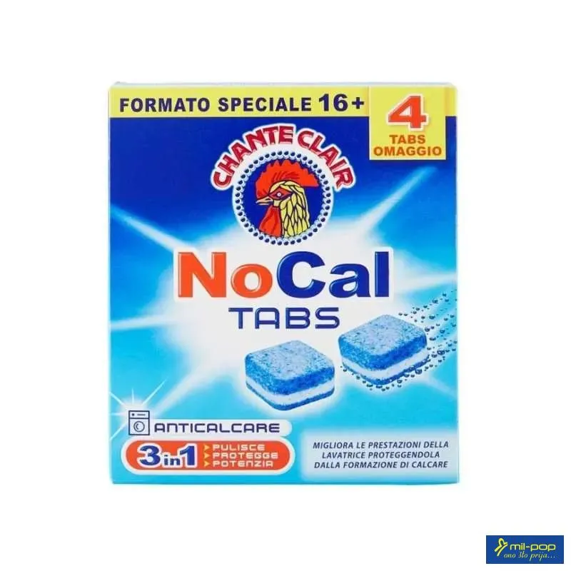 CHANTE CLAIR 3IN1 NOCAL TABLETE PROTIV KAMENCA ZA MAS.PRANJE VESA 20 KOM 