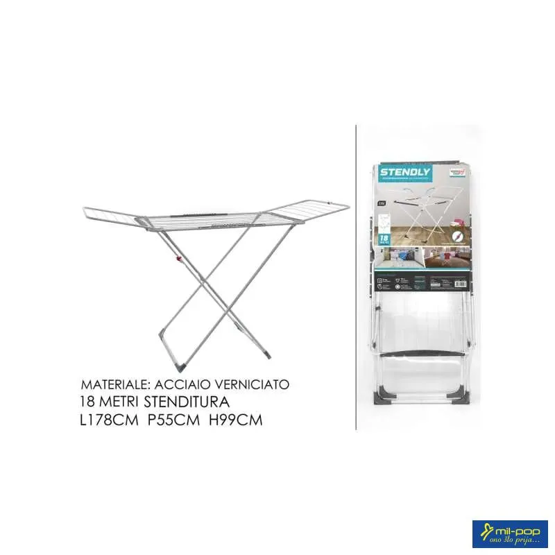 STENDLY SUŠILICA ZA VEŠ 18M 178X55X99CM 