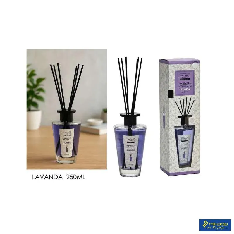 GENERAL TRADE OSVJEŽIVAČ MIRISNI ŠTAPIĆI LAVANDA 250ML 