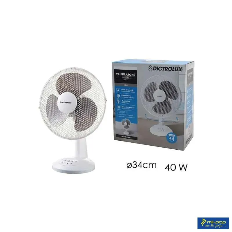 GENERAL TRADE VENTILATOR 34CM 40W 