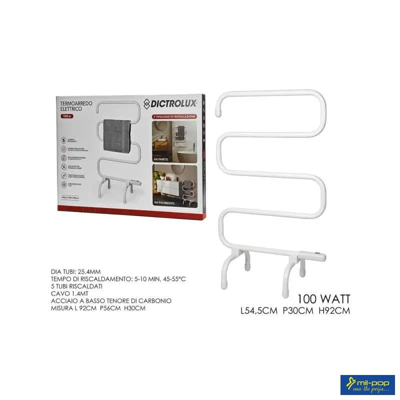 DICTROLUX GRIJALICA ZA PEŠKIRE 5 NIVOA 100W 2U1 