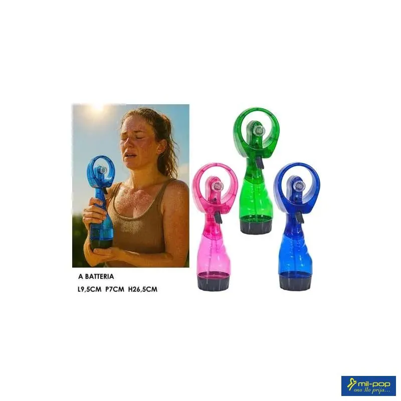 GENERAL TRADE RUČNI MINI VENTILATOR SA SPREJOM 