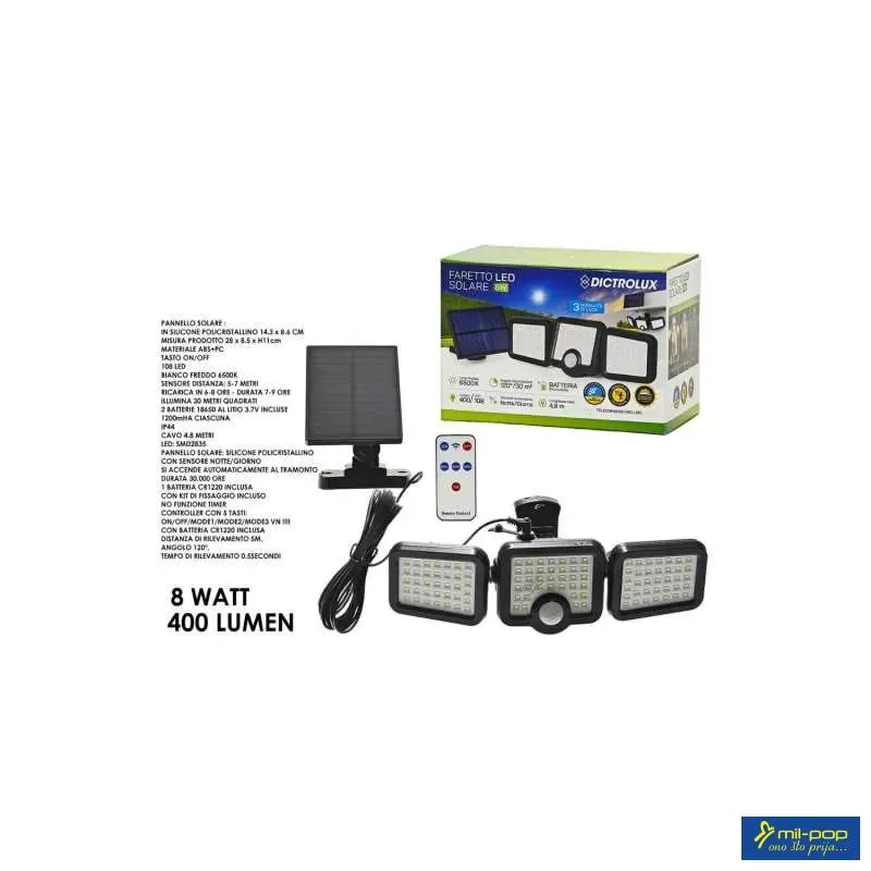 GENERAL TRADE SOLARNA LAMPA SA SENZOROM 