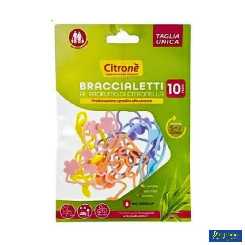 CITRONE SET 10 DJECIJIH NARUKVICA 10KOM 
